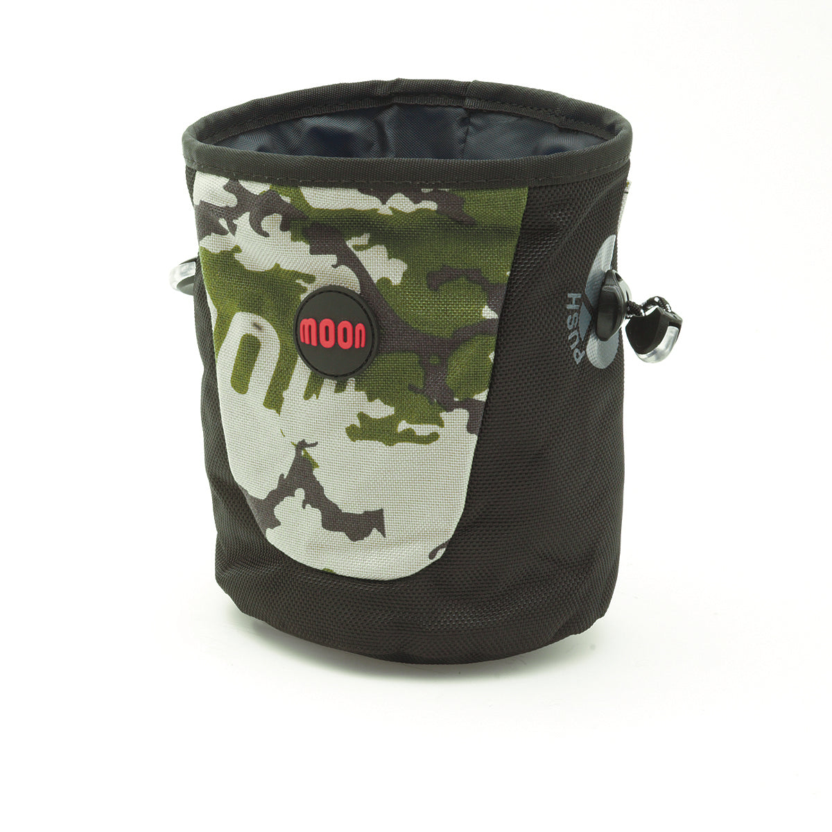 Trad - black/camo, climbing chalk bag